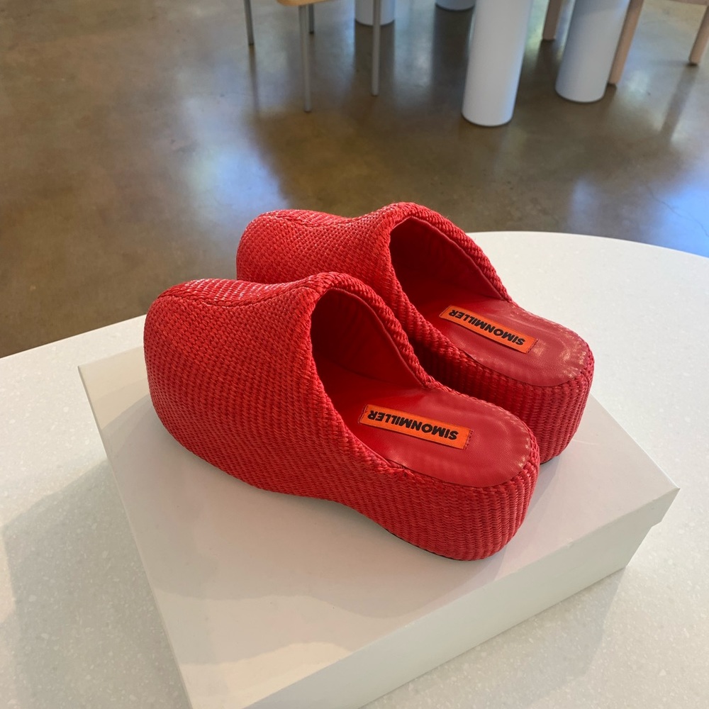 *NEW in box* Simon Miller Bubble Clogs (Spicy Raffia)